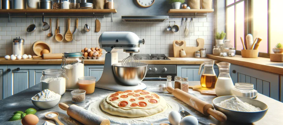 Tipps zur Verwendung von Kuechenmaschinen beim Herstellen von Pizzateig