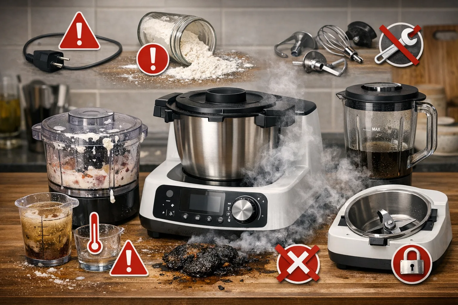 Fehler vermeiden: Haeufige Bedienungsfehler bei Kuechenmaschinen und wie du sie verhinderst