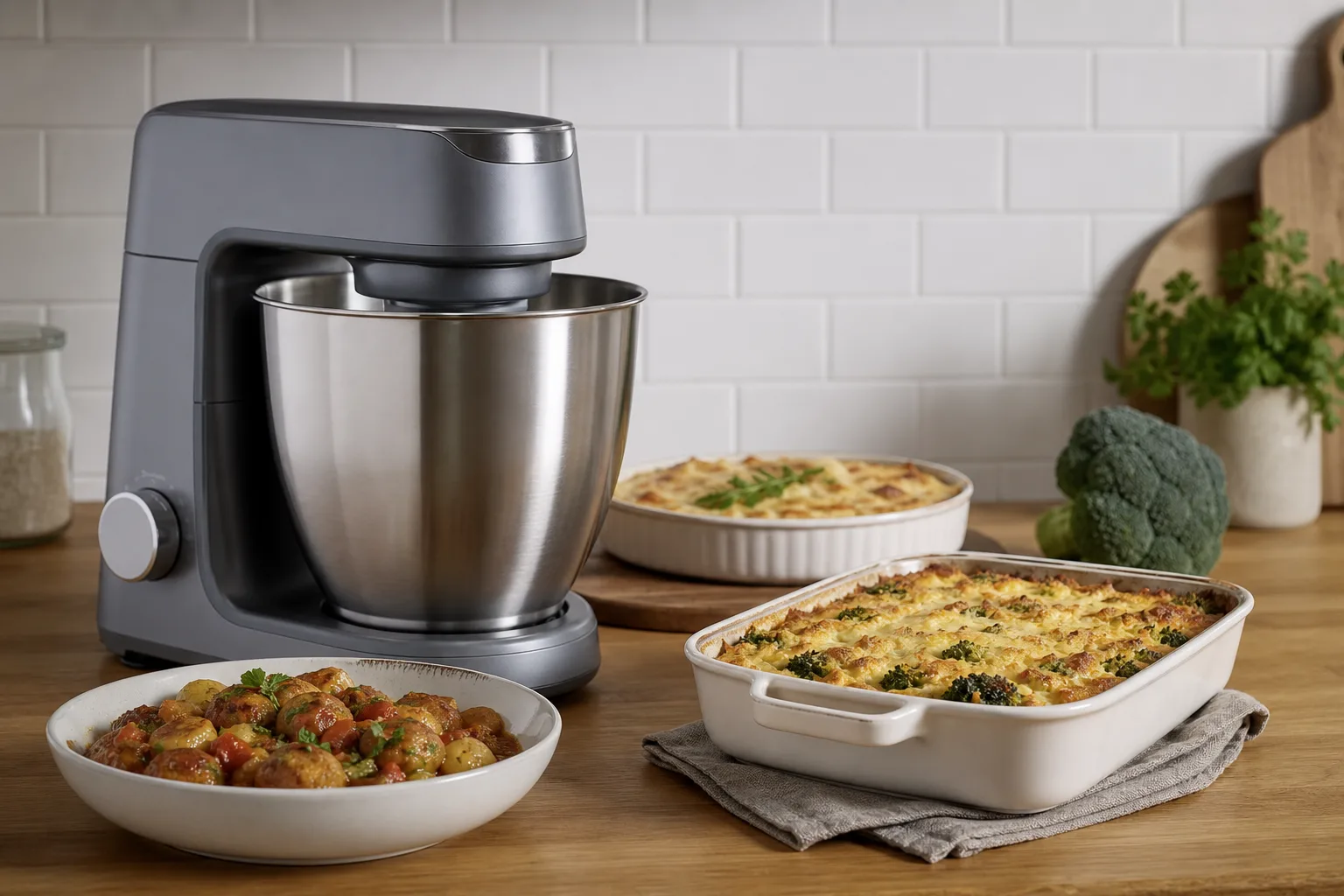 Kuechenmaschine: Herzhafte Hauptgerichte & Auflaeufe