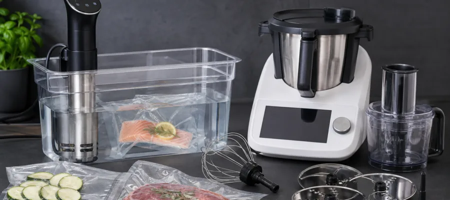 Sous-Vide und andere Techniken mit Kuechenmaschinen kombinieren