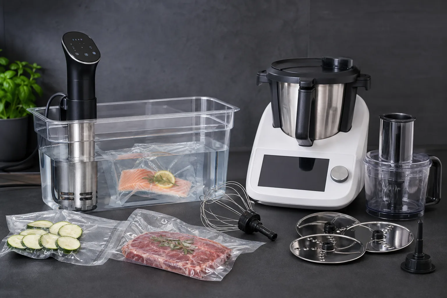 Sous-Vide und andere Techniken mit Kuechenmaschinen kombinieren