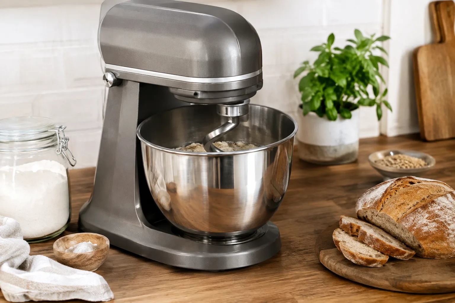 Kuechenmaschinen zum Teigkneten nutzen – beste Tipps fuer Brot und Gebaeck